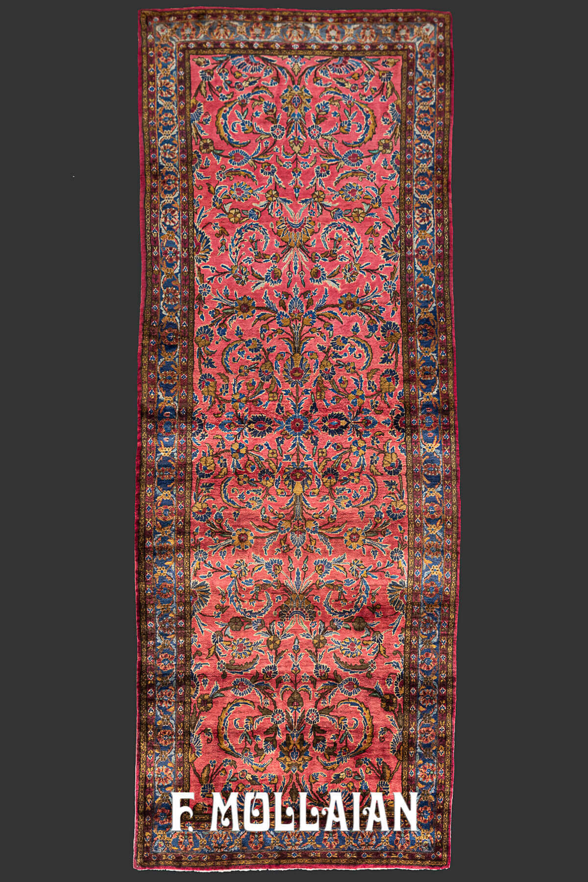 Very Fine Hand-knotted Antique Kashan Silk Persian Rug n°:64815415